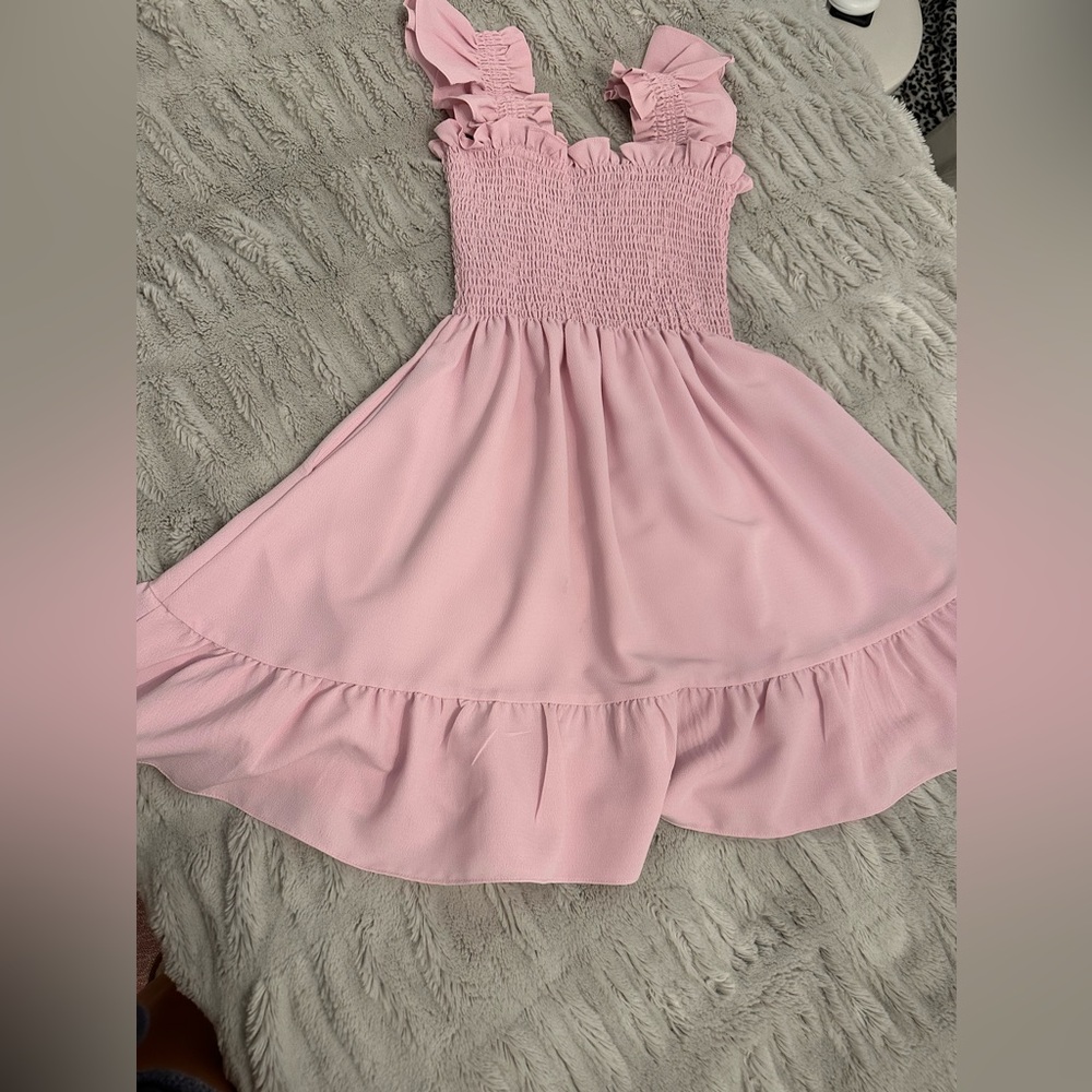 Hill House Pink Smoked Dress